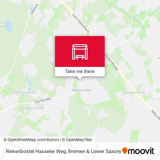 Riekenbostel Hasseler Weg map