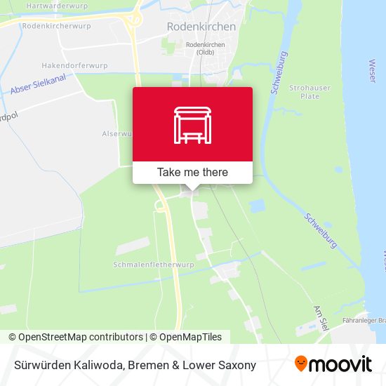 Sürwürden Kaliwoda map