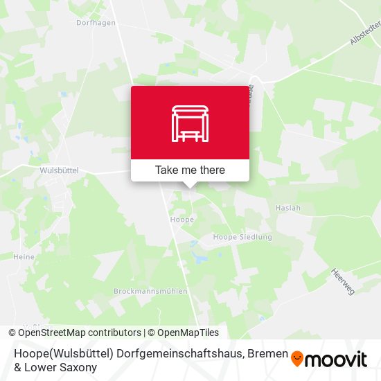 Hoope(Wulsbüttel) Dorfgemeinschaftshaus map