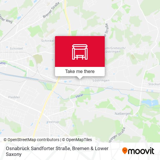Osnabrück Sandforter Straße map