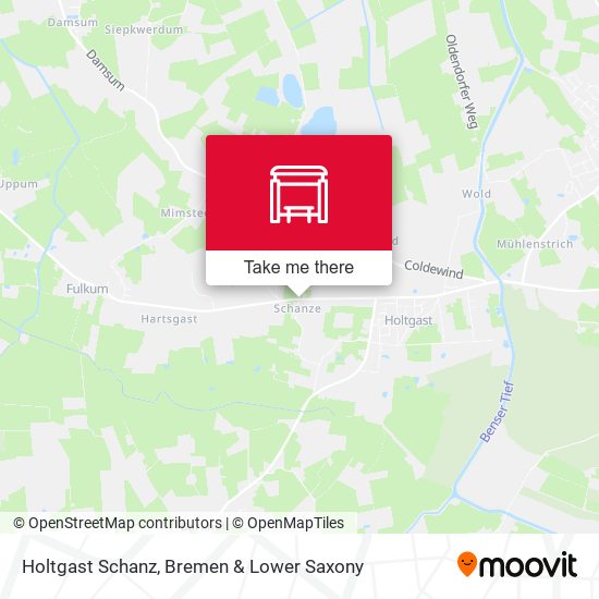 Holtgast Schanz map