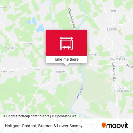 Holtgast Gasthof map