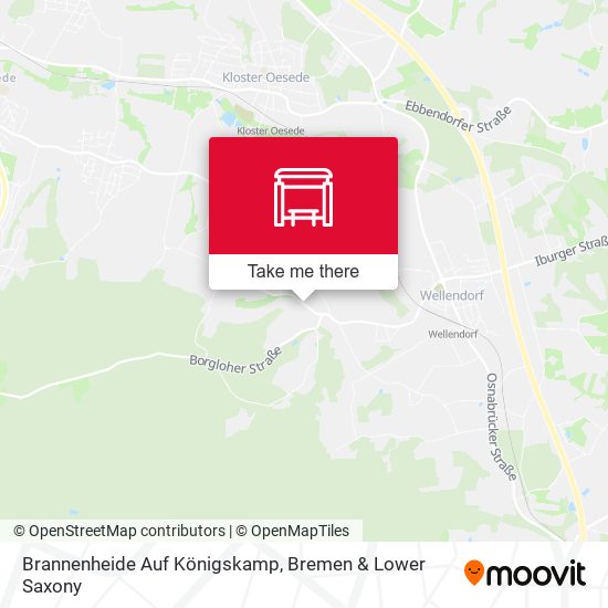 Brannenheide Auf Königskamp map