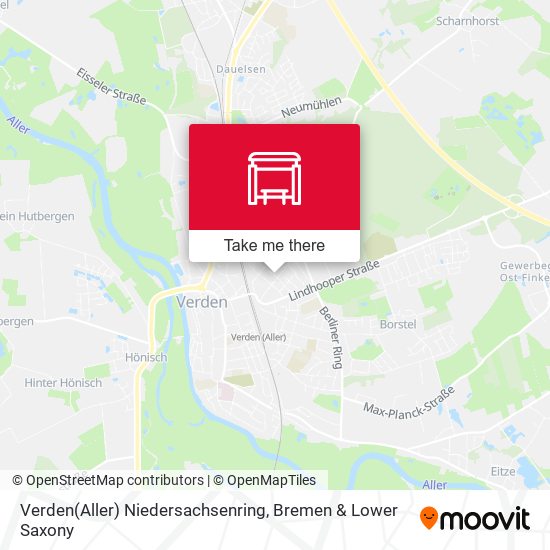 Verden(Aller) Niedersachsenring map