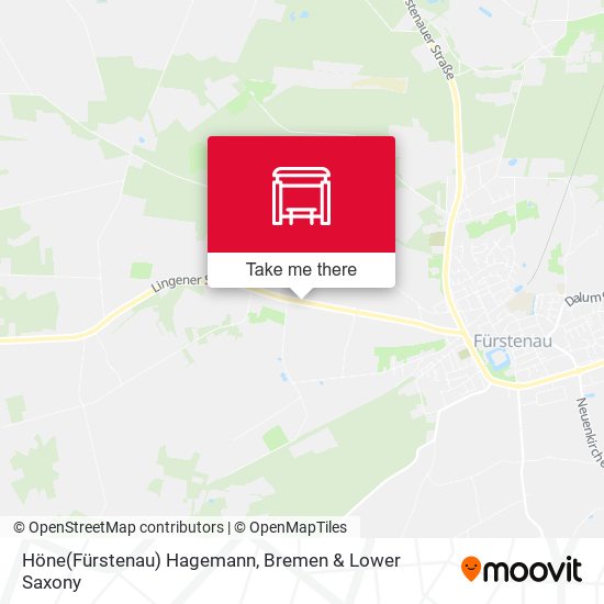 Höne(Fürstenau) Hagemann map