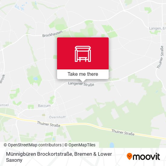 Münnigbüren Brockortstraße map