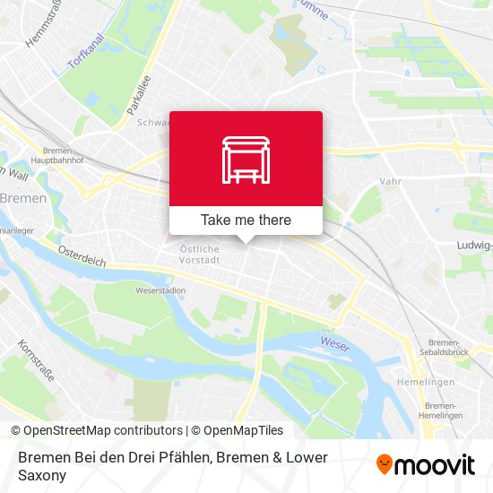 Карта Bremen Bei den Drei Pfählen