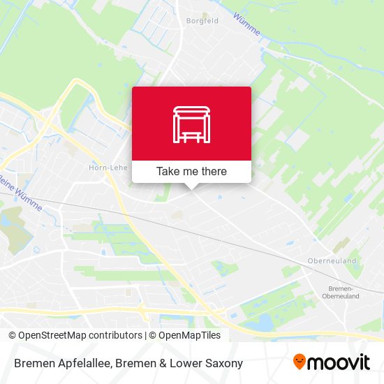 Bremen Apfelallee map