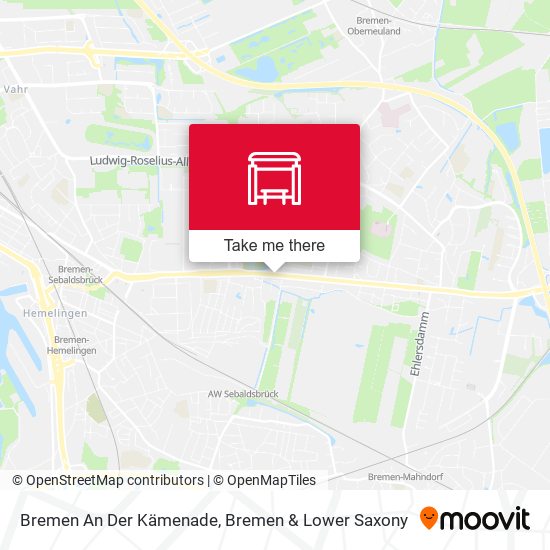 Bremen An Der Kämenade map