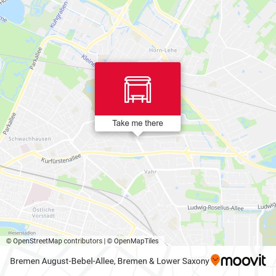 Bremen August-Bebel-Allee map