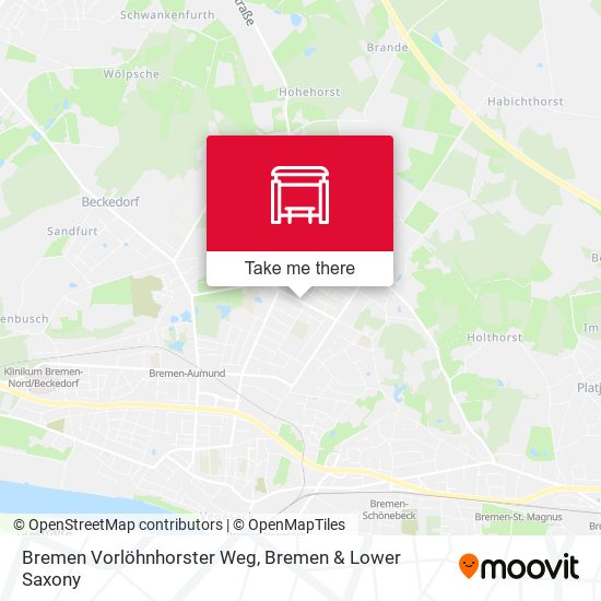 Bremen Vorlöhnhorster Weg map