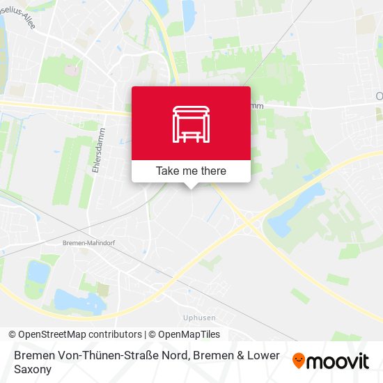 Bremen Von-Thünen-Straße Nord map