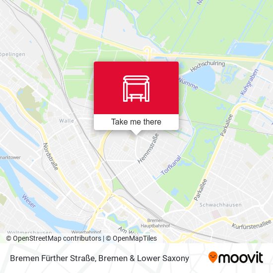 Bremen Fürther Straße map