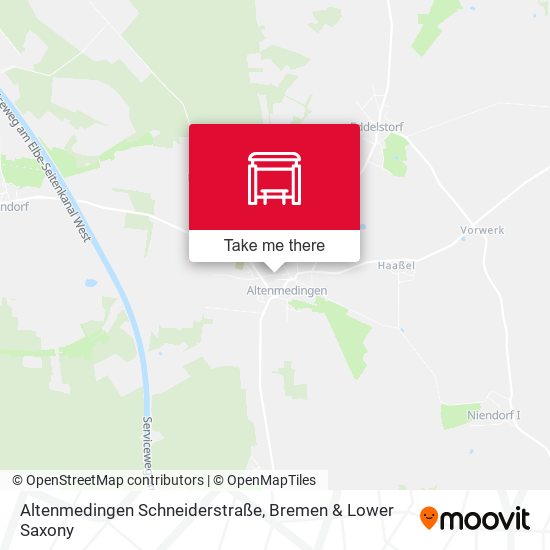 Altenmedingen Schneiderstraße map