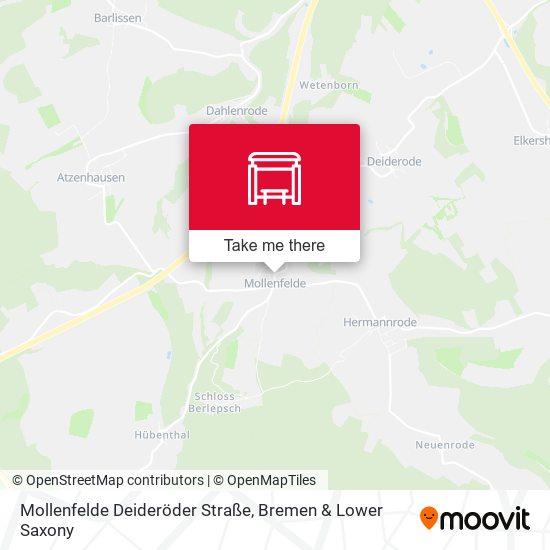 Mollenfelde Deideröder Straße map