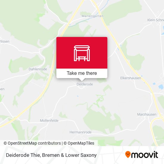 Deiderode Thie map