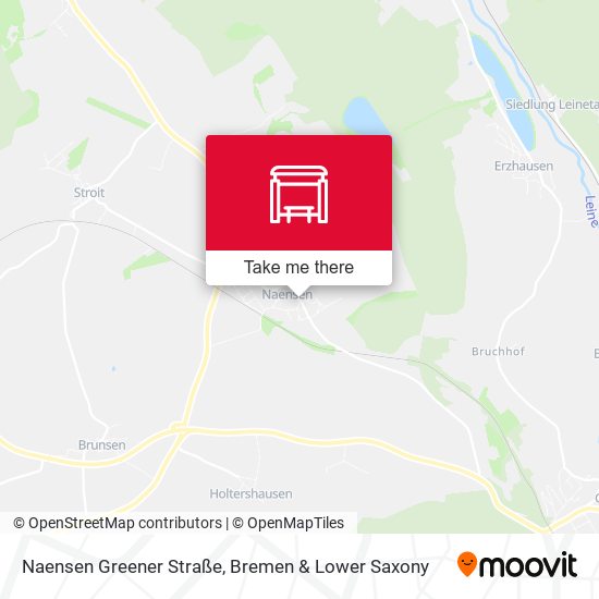 Naensen Greener Straße map