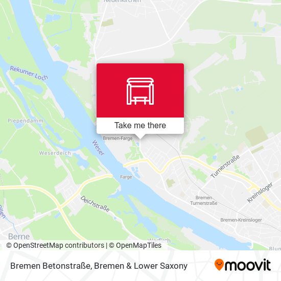 Bremen Betonstraße map
