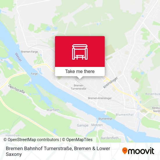 Bremen Bahnhof Turnerstraße map