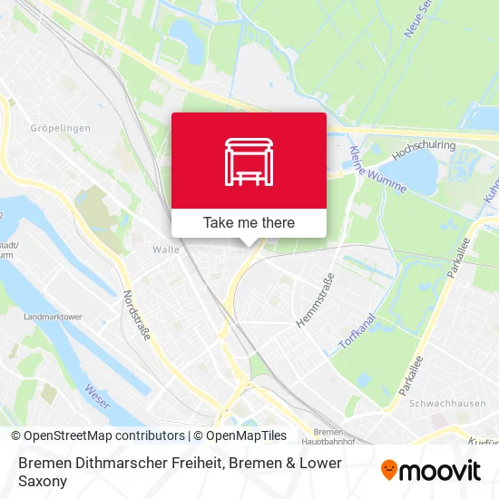Карта Bremen Dithmarscher Freiheit