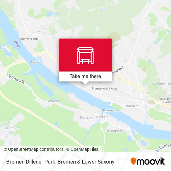 Bremen Dillener Park map