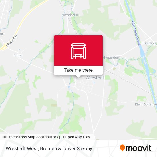 Wrestedt West map