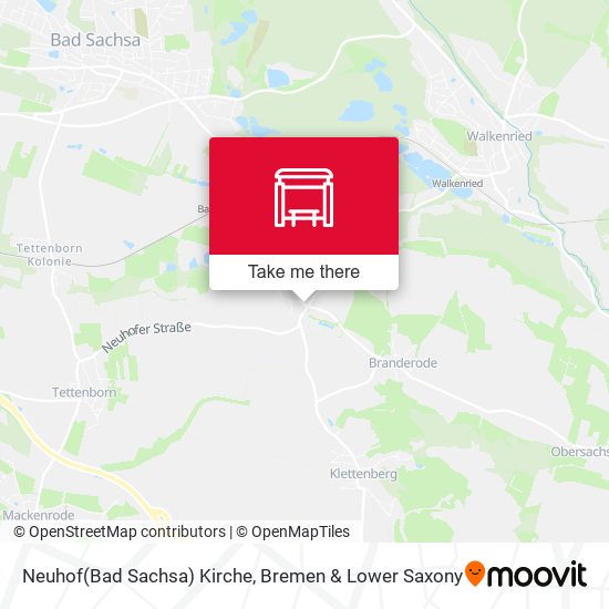 Neuhof(Bad Sachsa) Kirche map