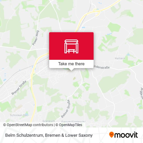 Belm Schulzentrum map