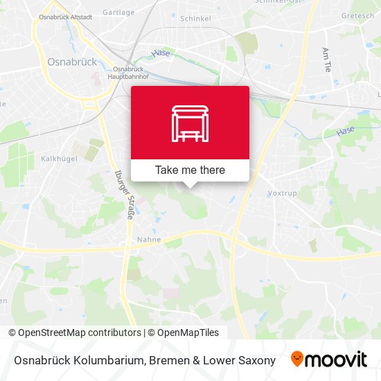 Osnabrück Kolumbarium map