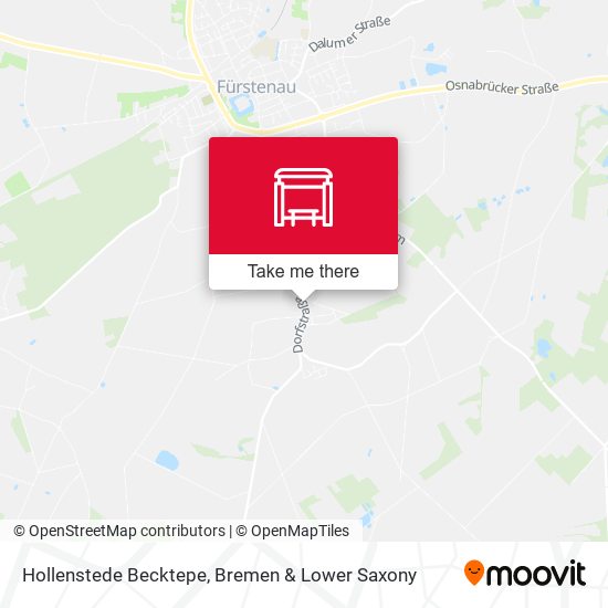 Hollenstede Becktepe map