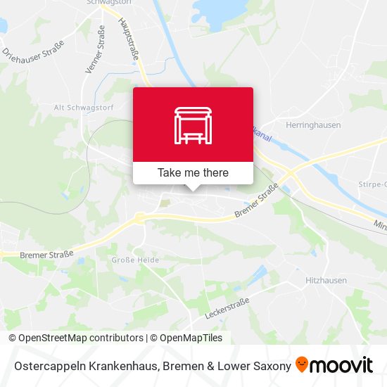 Ostercappeln Krankenhaus map