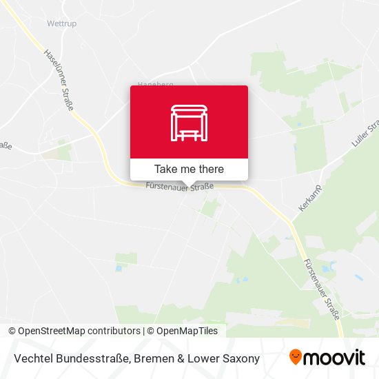 Vechtel Bundesstraße map