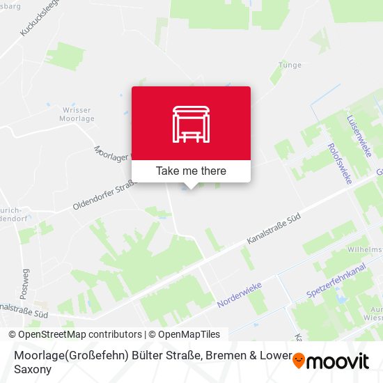 Moorlage(Großefehn) Bülter Straße map