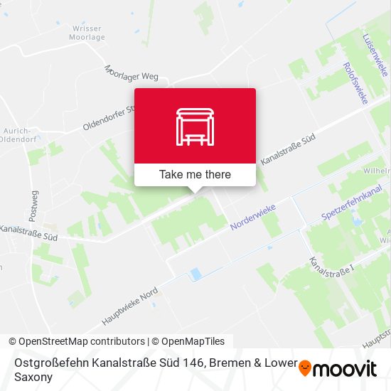 Ostgroßefehn Kanalstraße Süd 146 map