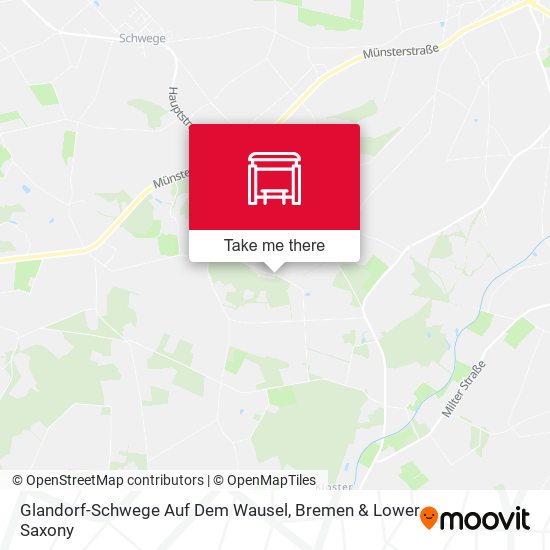 Glandorf-Schwege Auf Dem Wausel map
