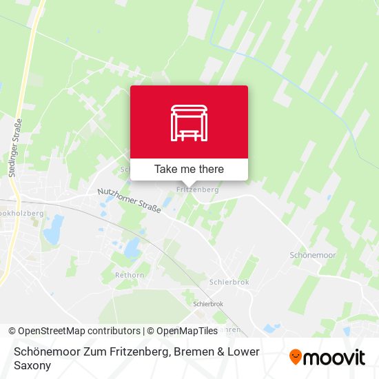 Schönemoor Zum Fritzenberg map