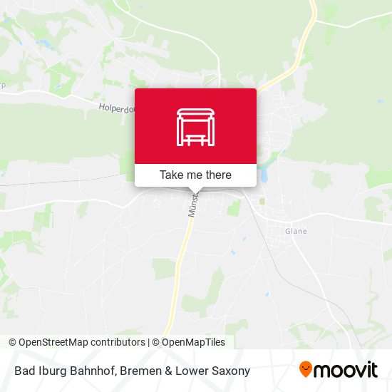 Bad Iburg Bahnhof map