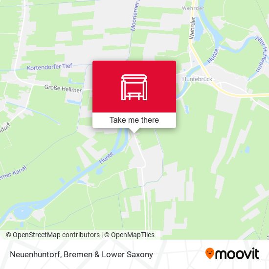 Neuenhuntorf map