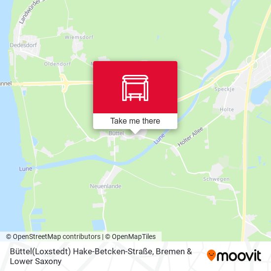 Büttel(Loxstedt) Hake-Betcken-Straße map