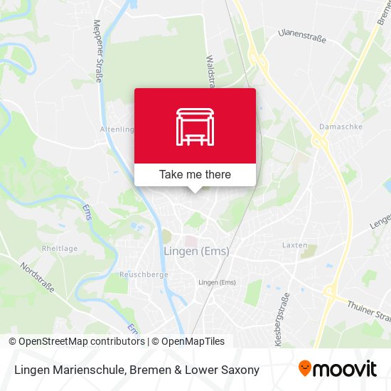 Lingen Marienschule map