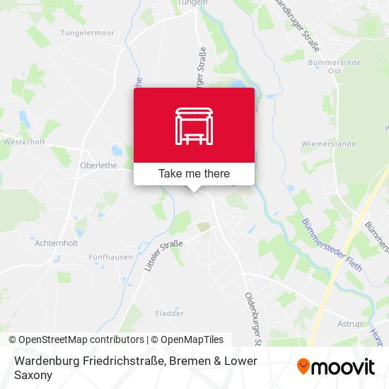 Wardenburg Friedrichstraße map