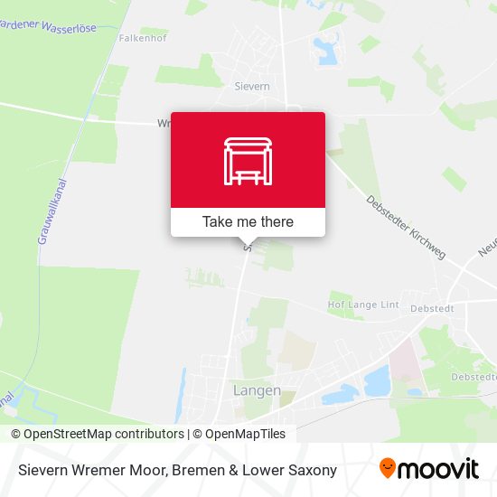 Sievern Wremer Moor map
