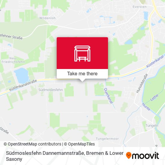 Südmoslesfehn Dannemannstraße map