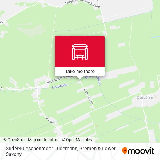 Süder-Frieschenmoor Lüdemann map