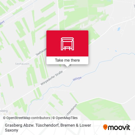 Grasberg Abzw. Tüschendorf map
