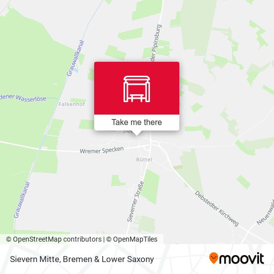 Sievern Mitte map