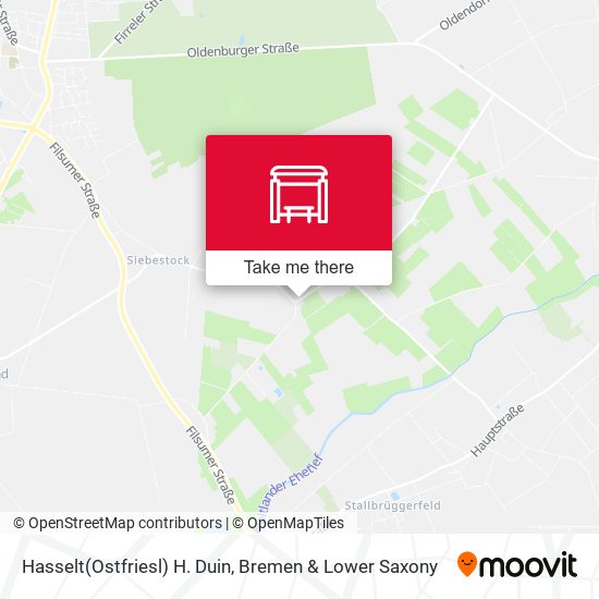 Hasselt(Ostfriesl) H. Duin map
