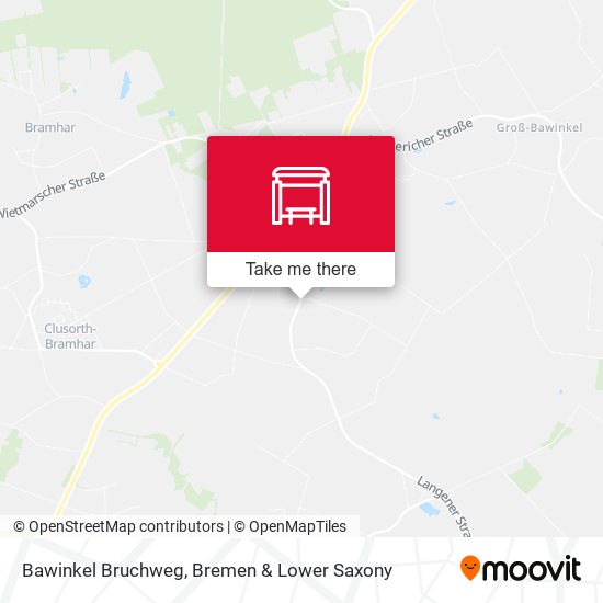 Bawinkel Bruchweg map