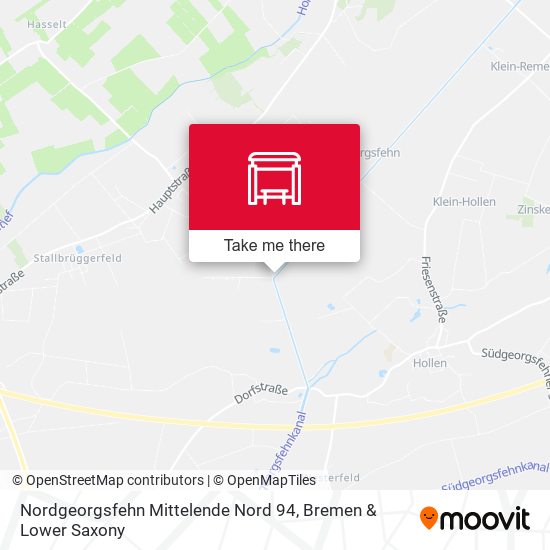 Nordgeorgsfehn Mittelende Nord 94 map
