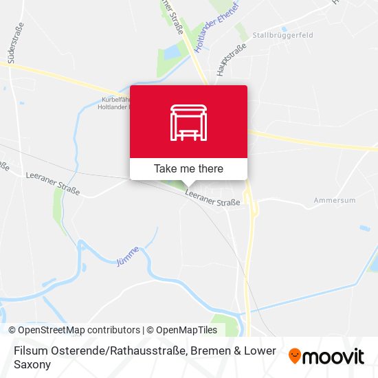 Filsum Osterende/Rathausstraße map